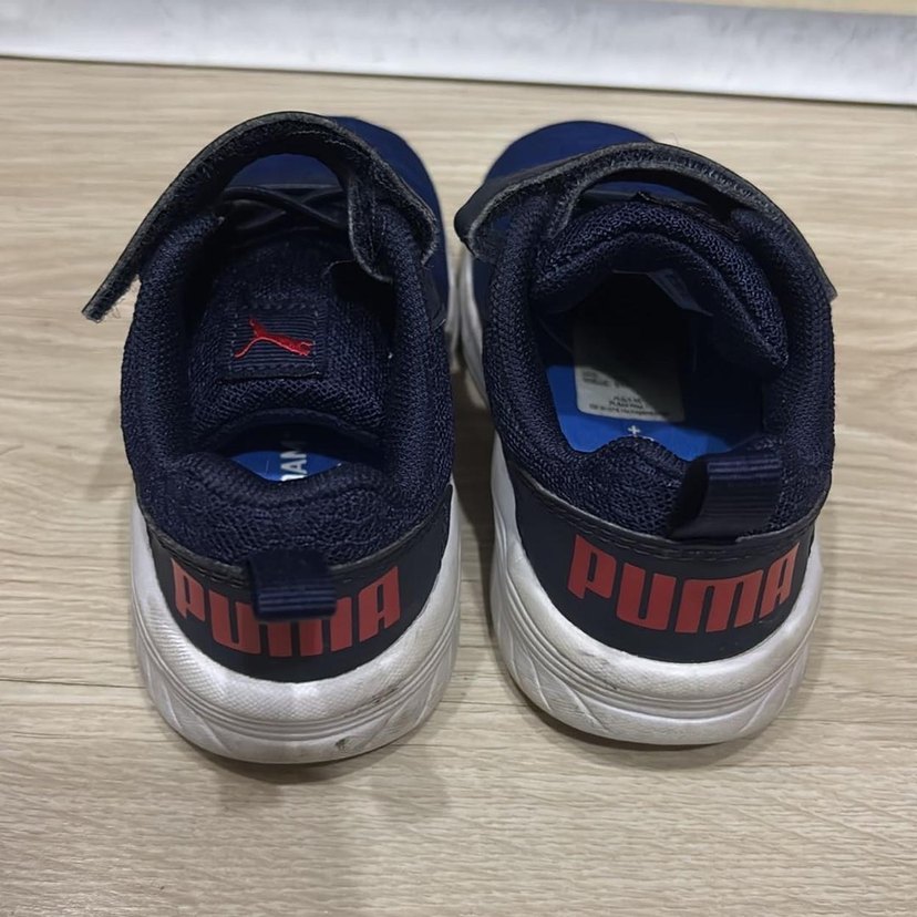 Çocuk Lacivert Sneakers Cırt Cırtlı - Görsel 2