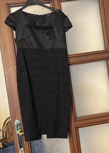 Siyah Vintage Kadın Uzun Kollu Takım Elbise - Görsel 3