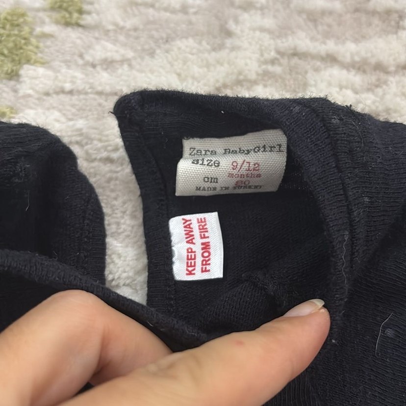 Zara  Püsküllü Kız Çocuk Triko Elbise - Görsel 3