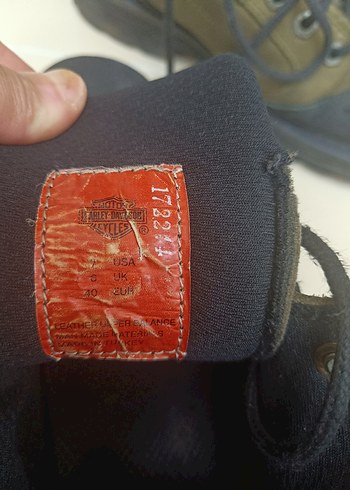 Harley Davidson orjinal 40 numara unisex bot - Görsel 3