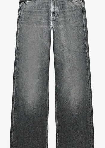 Zara Gri Kadın Denim Pantolon