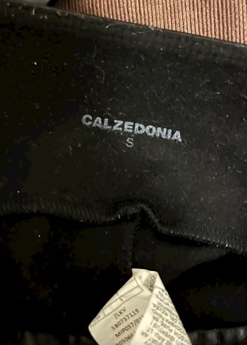 Calzedonia Siyah Deri Kadın Tayt