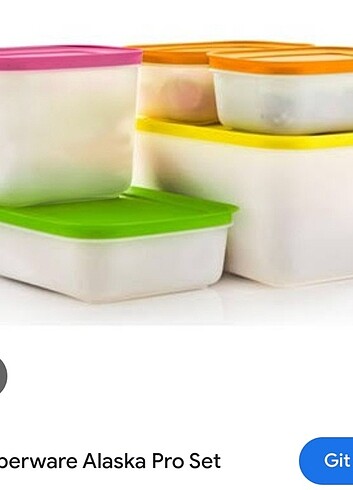 Alaska set Tupperware 
