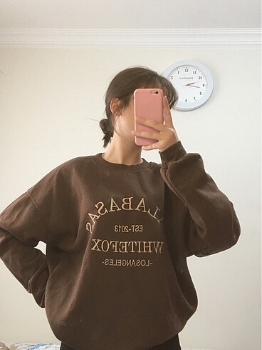 Kahverengi sweat