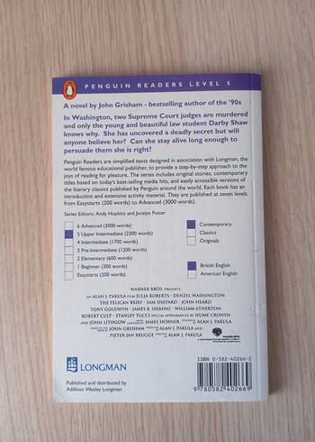 The Pelican Brief - John Grisham Romanı - Görsel 2