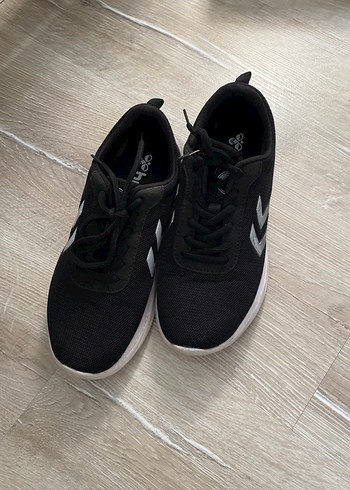 Siyah Elastik Bağcıklı Kadın Spor Ayakkabı - Görsel 3