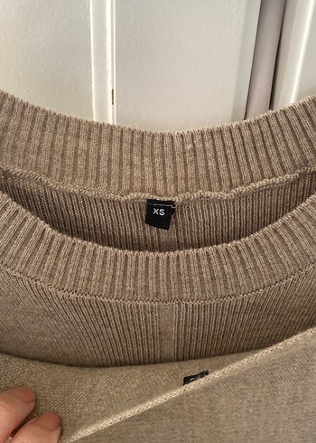 Bej Kadın Triko Uzun Elbise - Görsel 3