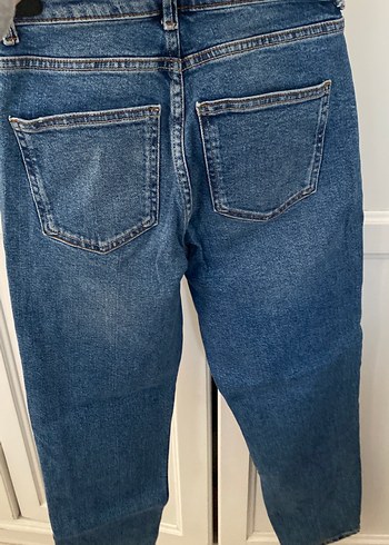 Mavi Normal Boy Kadın Denim Pantolon - Görsel 4