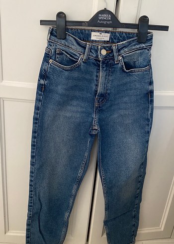 Mavi Normal Boy Kadın Denim Pantolon - Görsel 2