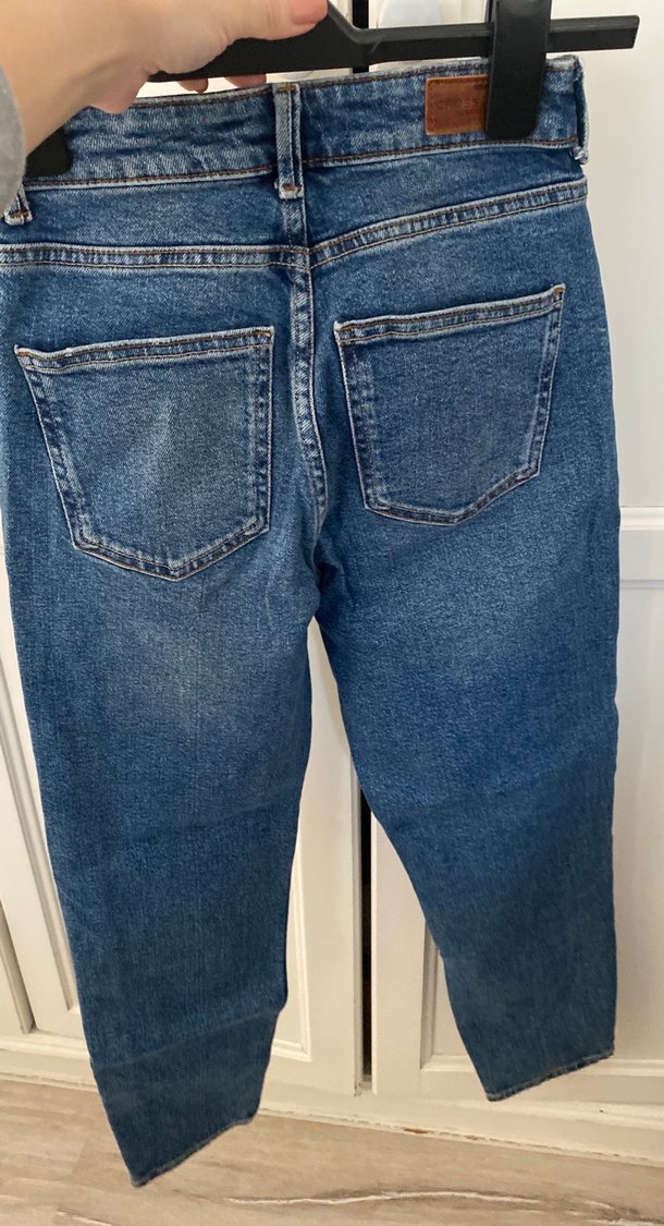 Mavi Normal Boy Kadın Denim Pantolon - Görsel 4