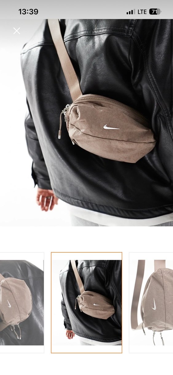 Nike bel çantası siyah - Görsel 2