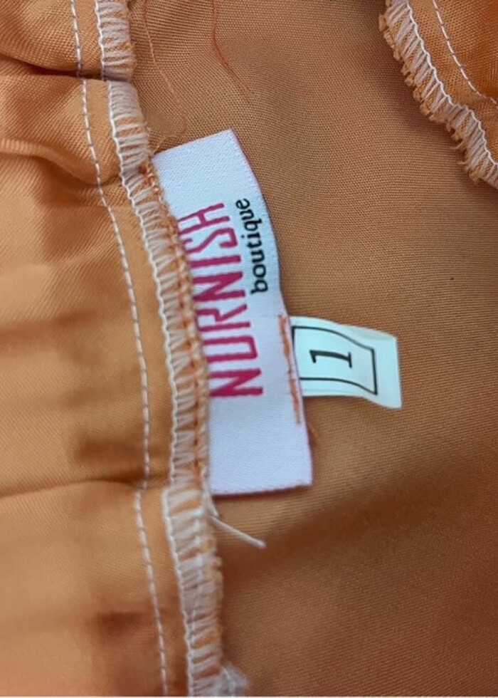 Portakal rengi etek - Görsel 5