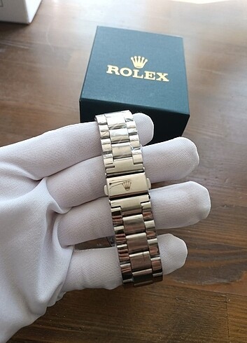 Beden beyaz Renk Rolex Saat (kutu fiyata dahildir.)