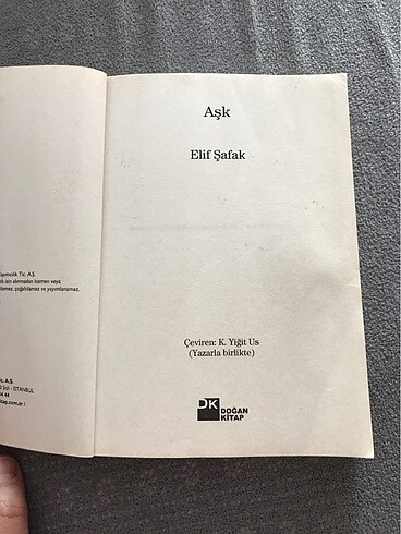 Diğer Elif Şafak aşk