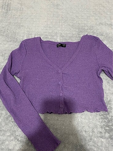 Crop hırka