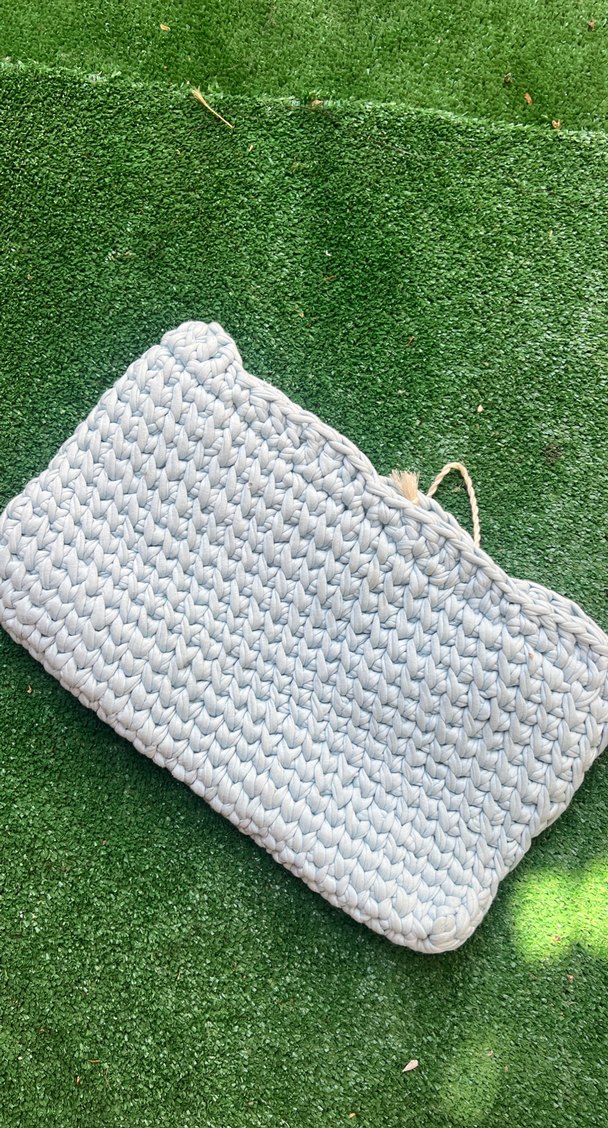 Nakışlı Örgü Bohem Kadın Çanta - Görsel 3