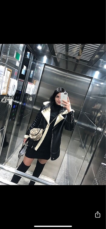 s Beden Bershka Biker Ceket