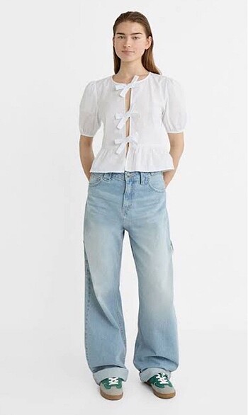 Stradivarius fiyonklu bluz