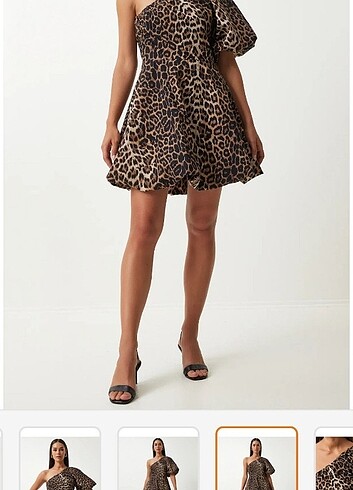 Zara Leopar Kadın Elbise
