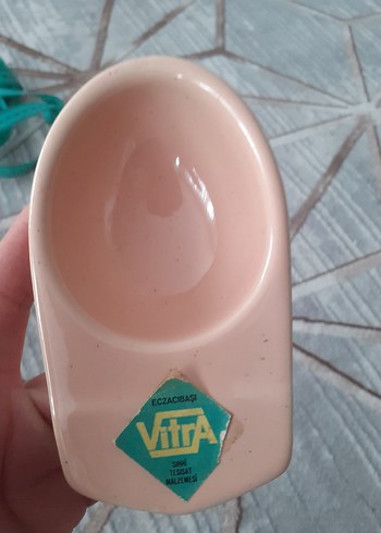 Diğer Vitra Pembe Seramik Sabunluk