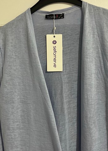 Gri Midi Uzun Hırka - Görsel 3