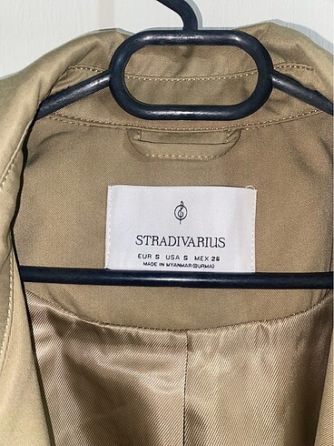 s Beden haki Renk stradivarius trençkot