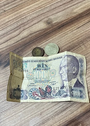 Eski 1000 Türk Lirası Banknotu - Görsel 4