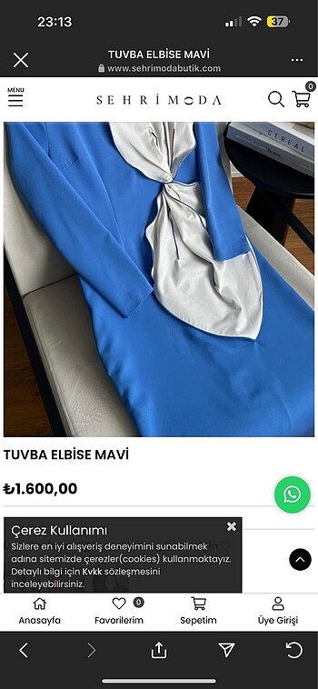 Diğer 40-42 beden mavi elbis