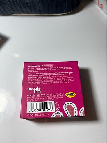 Beden Renk Beaulis Fun Allık