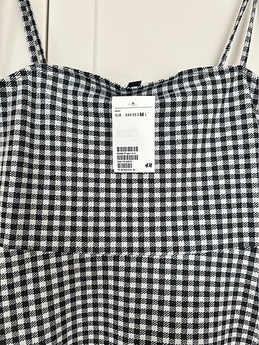m Beden H&M Pötikareli Elbise