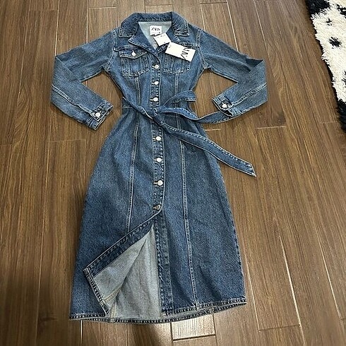 Zara Zara denin elbise