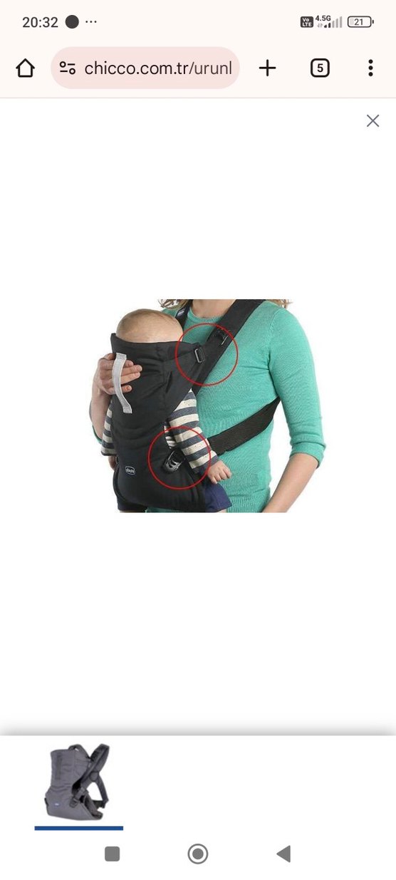 chicco kanguru ana kucağı - Görsel 4