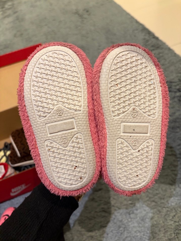 Nakışlı Kız Çocuk Pembe Sıcak Terlik - Görsel 3