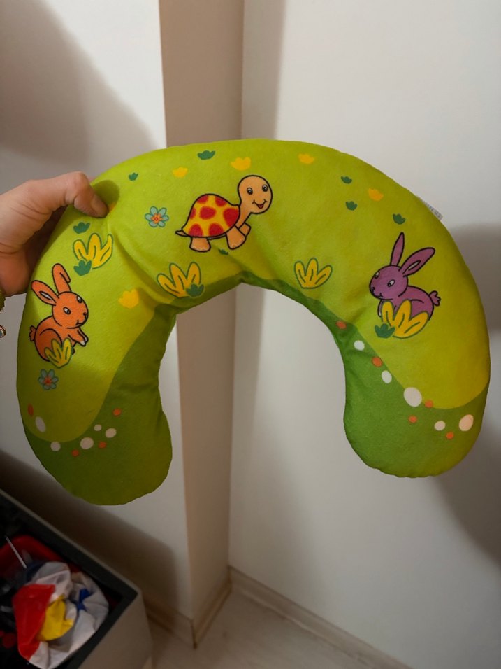 Yeşil Desenli Hamile ve Emzirme Yastığı - Görsel 2