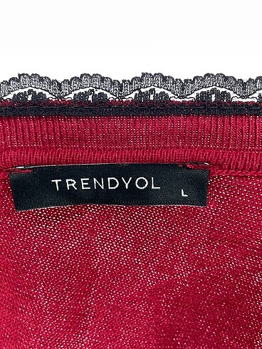 l Beden bordo Renk Trendyol & Milla Kazak / Triko %70 İndirimli.