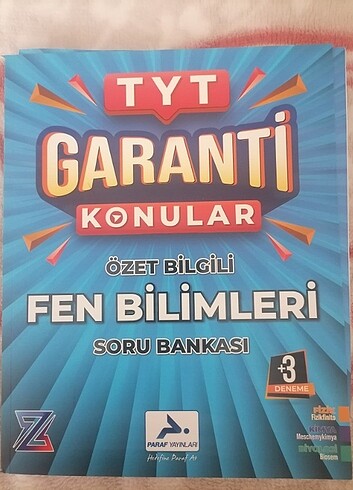 Tyt Fen bilimleri soru bankası+ deneme