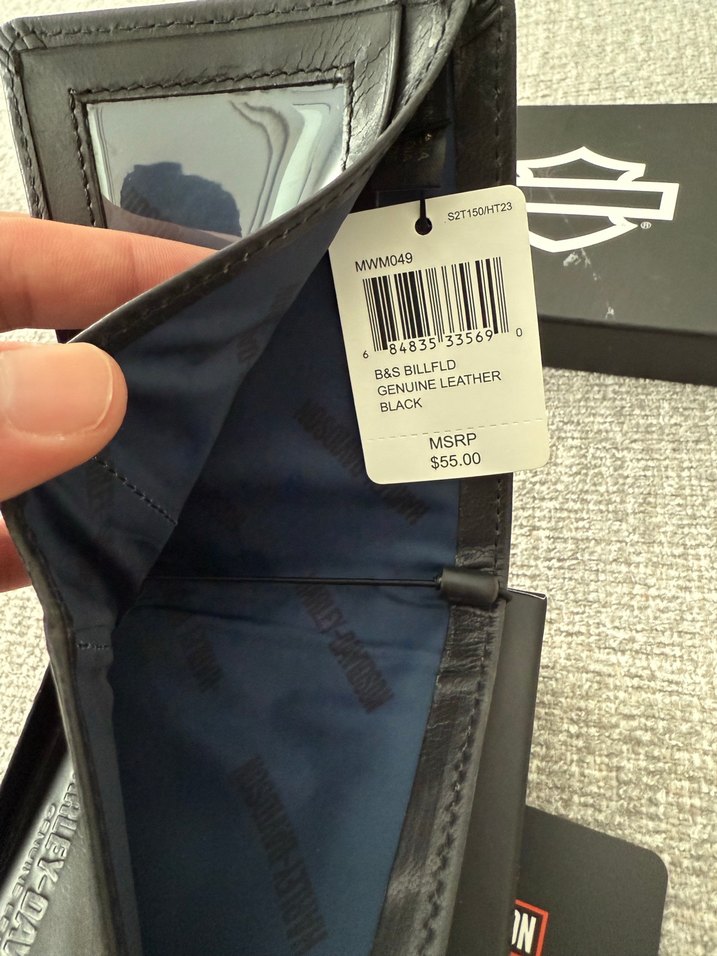 Harley-Davidson Siyah Erkek Cüzdan - Görsel 3