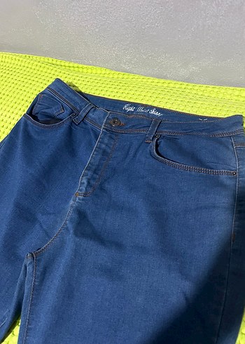 Diğer Mavi Kadın Denim Yırtık Detaylı Skinny Jean