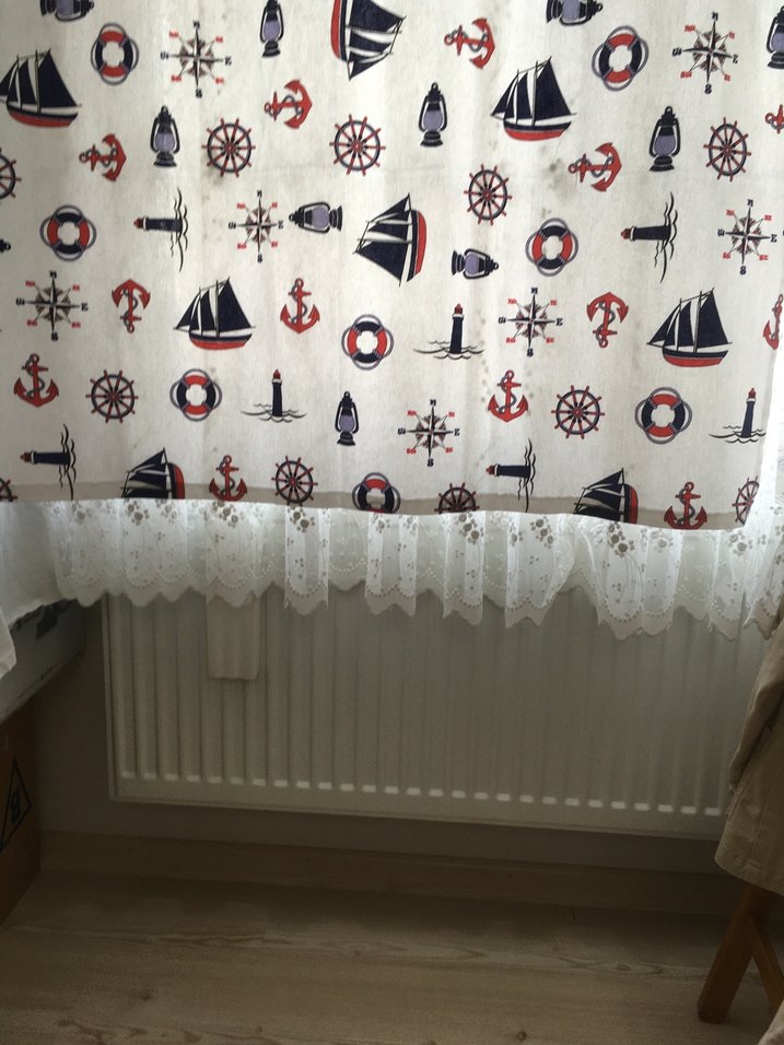 Çocuk odası veya mutfak fon perde - Görsel 2