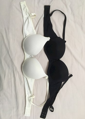 2 adet beyaz siyah - Görsel 2