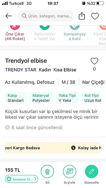 Trendyol elbise - Görsel 10