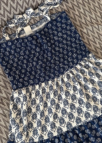 LC Waikiki Bohem Midi kız çoçugu elbisesi , Fırfırlı,