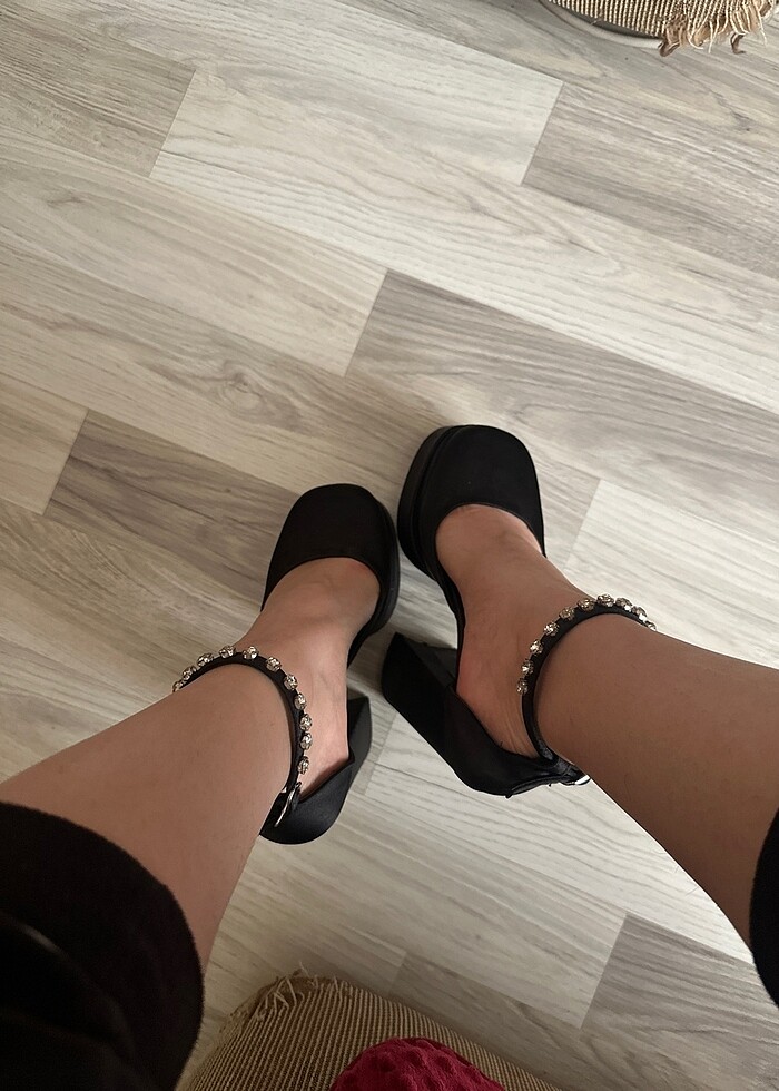 Yüksek dolgu topuklu - Görsel 4