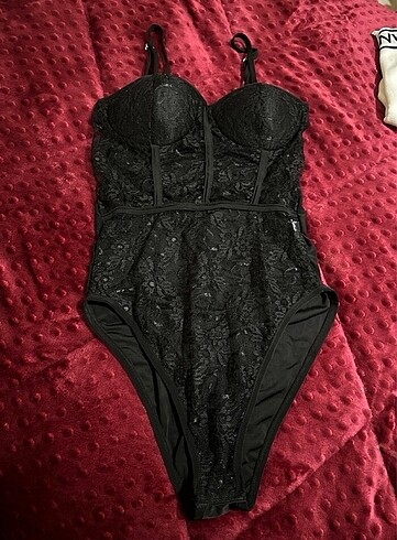 Diğer Full dantel Bodysuit