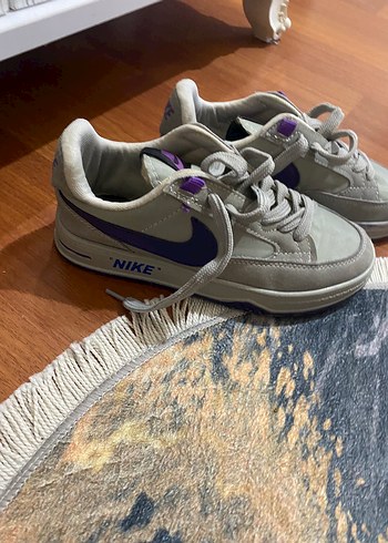 Nike Kadın Gri Mor Spor Ayakkabı - Görsel 3