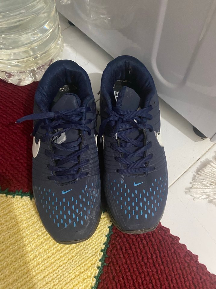 Nike Erkek Spor Ayakkabı Lacivert Velcro - Görsel 4