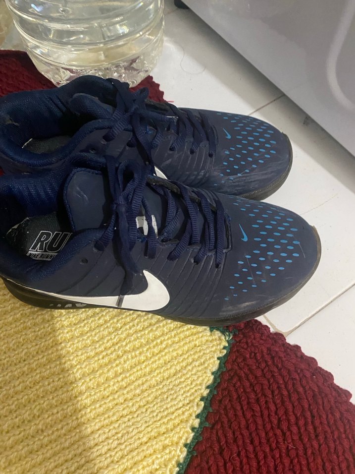 Nike Erkek Spor Ayakkabı Lacivert Velcro - Görsel 3