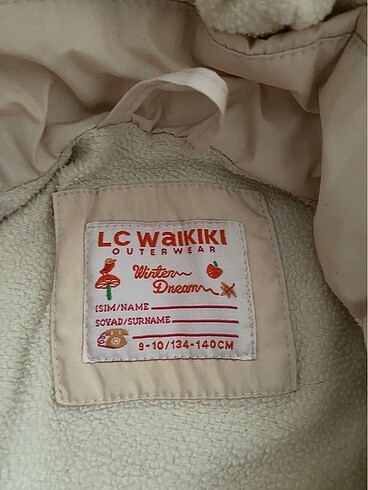 9 Yaş Beden ten rengi Renk LCW mont