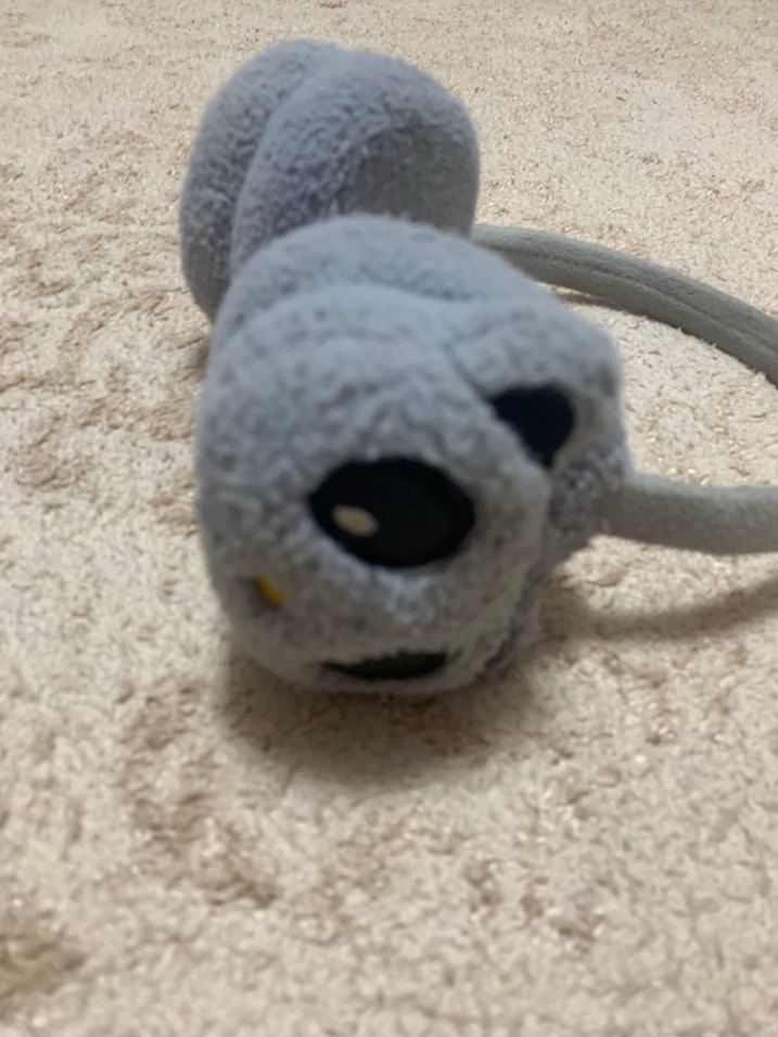 Gri Peluş Oyuncak Bant - Görsel 2