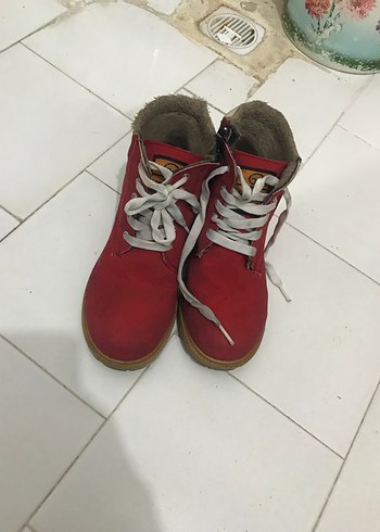 Kırmızı Sokak Stili Erkek Ayakkabı Bağcığı - Görsel 3